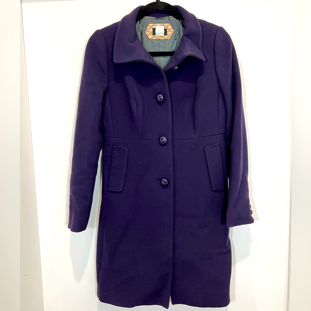 Jcrew Wool Blend Lady Jacket Coat Size Zero - image 1